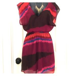 Express Cinched Waist Sleeveless Dress